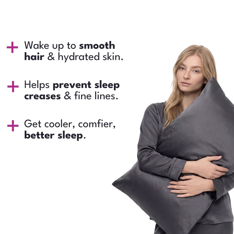 Luna Fabrics™ Premium Bamboo Silk Pillowcase